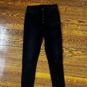 Joe Jeans: Black High Waisted Skinny Jeans